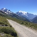 fantastische Aussicht auf Chamonix und den Mont Blanc, so nah ist er an der Schweizer Grenze....