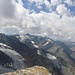 Schalfkogel, Hintere Schwärze und Similaun bei leider ziemlicher bewölkter Aussicht