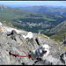 Valbellahorn, auf dem Gipfel, Blick Richtung Arosa.