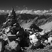 Darf ich vorstellen: der neue Steinmann der Spritzkarspitze - Hüter des in Stahl umhüllten Gipfelbuches der Schotterreißenvereinigung Oberland