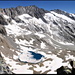 Auf dem Gipfel Ofenhoren, breathtaking view zum Diechterhorn und namenlosen Seeli.