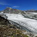 Allalin-Gletscher, im Hintergrund Hohlaubgletscher
