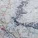 Karte mit dem kartierten Pfad von Sareis auf den Gamsgrat