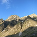 Kaum je bestiegene Gipfel-Trilogie hinter der Puntegliashütte ([tour55137 klick]).