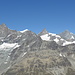 Ober Gabelhorn - Wellenkuppe - Zinalrotohorn und Weisshorn einmal mehr