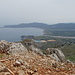 Blick vom Gipfel Richtung Lindos und Marmari(458m)