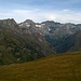 Le cime che circondano la conca dell'Alpe Veglia.