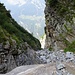 Das Tobel im Val d'Auriglia: es ist steiler als es aussieht