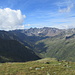 vom Absatz auf ca. 2600 m bietet sich ein schöner Blick ins hintere Malfontal - zugleich ein schönes Plätzchen für eine erste kurze Rast vor dem Schlussaufstieg
