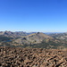 On top of Tryon Peak, the view southwest: Folger Peak in the center, Highland Lakes on the left and last weeks [tour111457 goal] on the right horizon