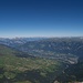 Gipfelaussicht vom Piz Beverin: Ins Domleschg