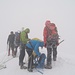 Leider war bei uns das Wetter auf dem Gipfel "anders" als auf den Fotos vom Vortag ;-)