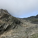 gerölliger Aufstieg aus dem hinteren Val Dadens zum Tumpiv NE-Grat