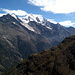 Le massif des Mischabels vu depuis la Topalihütte.