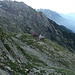 Rückblick zum Rif. Brunone vom Anstieg zum Passo Scaletta