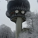 Der gewaltige Radarturm an der Hochwacht. Wer hat denn den überdimensionalen Fussball da hinaufgeschossen? ;-)