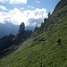 Im Abstieg eine kurze Erkundung in Richtung Stellihorn, ein spannender Gipfel