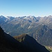 In der Scharte zeigen sich erstmals die Ötztaler Alpen