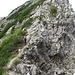 Anstieg zur Vorderen Steinkarspitze. Eine schrofige T3.