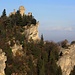 Der Monte Titano (756m) mit der Burg Rocca Cesta / La Seconda Torre.
