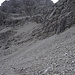 Am Abzweig zum Bretterspitz-Normalweg mit Blick auf die Urbeleskarspitze.
