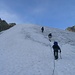 Aufstieg über den Porchabella Gletscher