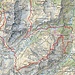 Route vom GPS aufgezeichnet<br />rot meine gegangene Route<br />pink mein gescheiterter Plan zum Chalttalchopf<br />dunkel rot  Wanderweg zum Talalpsee<br />gelb meine ursprüngliche Route nach Hüttenberge zurück<br />hell blau mein Irrweg