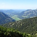 Blick nach Norden: Seebergkopf, Bayrischzell, Breitenstein, Wendelstein