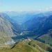 Panorama sulla Val Ferret svizzera