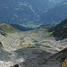 View down south from the summit of Piz Avat.
