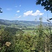 weiter Blick über das Rheintal und das Appenzeller Vorderland