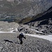 Schuttiger Aufstieg zum Gletscher