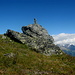 Gipfelsteinmannli auf dem Pletschuhorn-Westgipfel ;-)