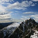 Abstieg vom Monte Caplione mit Blick zur Cima Tombea