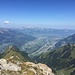 phantastischer Blick über das Rheintal zur Alpsteinkette