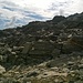 Scatta Minoia 2599 mt,la pietraia alla base del Monte Minoia 2800 mt.