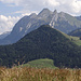 Fluebrig mit den 4 Gipfeln Wyss Rössli, Diethelm, Turner und Wändlispitz.