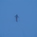 Kurz vor der Steilstufe, Marcel verschwindet fast im Nebel