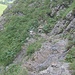 Die Abkürzung im unteren Teil der Musfallen - hier die Stelle, wo eine FelsenRinne gequert wird (T3+)