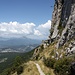Gleich ist es geschafft. Trotz Aussicht auf den Weg achten!