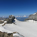 herrlicher Blick über den Glattfirn zu den Spannörtern und zum Titlis