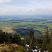 schöner Blick auf das Allgäuer Voralpenland