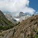 Fieschertal. Auf fond l'Oberland et le Klein Wannehorn (3750m)