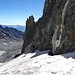 Nicht so empfehlenswert, meine Abstiegsroute am rechten Gletscherrand. Hier war es nicht so steil und teilweise schon schattig. Dafür gibt´s hier natürlich Steinschlaggefahr.