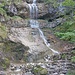 Ein netter Wasserfall zu Beginn der Tour - Spektakuläres sucht man am Schulterberg vergebens.
