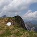 Tschachaun-Gipfel,links hinten die Namloser Wetterspitze