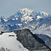 Aussicht vom Inners Barrhorn: Mont Blanc.