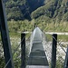 mit 340m Spannweite ist die Ponte sospeso in Someo die längste Hängebrücke über die Maggia