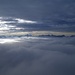 Ein Nebelmeer der Superlative! Die Bergeller Riesen und die Berninagruppe erheben sich aus den Wolken 