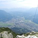 Dunstiger Blick über Garmisch am letzten Tag vor dem Regen